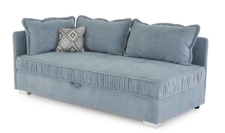 QUARTIER Schlafsofa LINA 207 cm aquablau