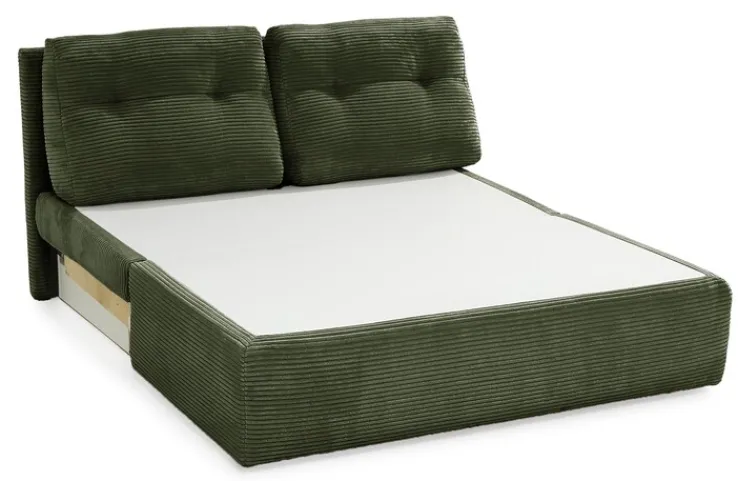 QUARTIER Schlafsofa YANNIS 136 x 86 x 85 cm grün