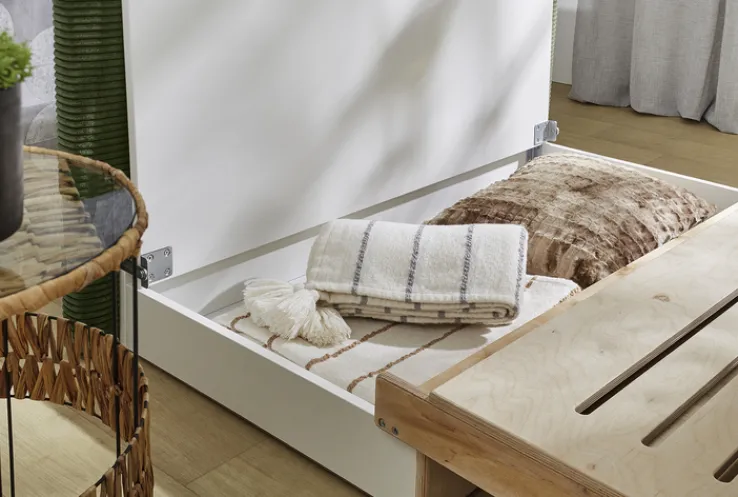 QUARTIER Schlafsofa YANNIS 136 x 86 x 85 cm grün