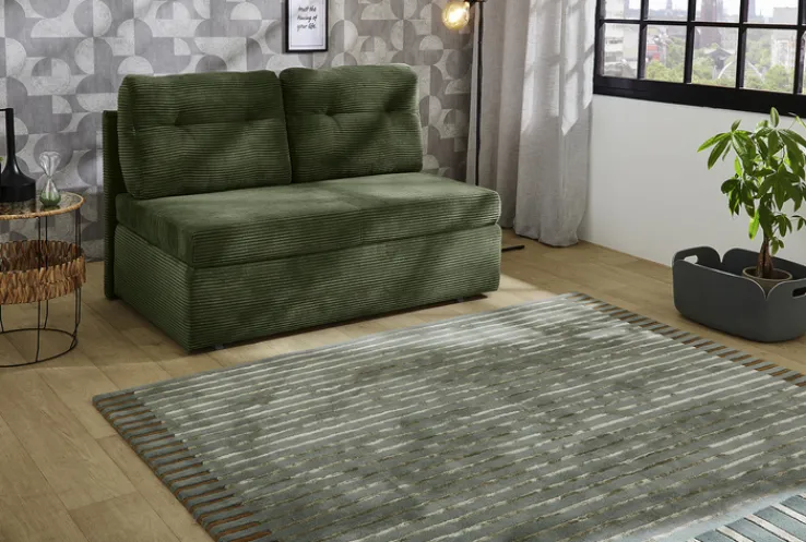 QUARTIER Schlafsofa YANNIS 136 x 86 x 85 cm grün