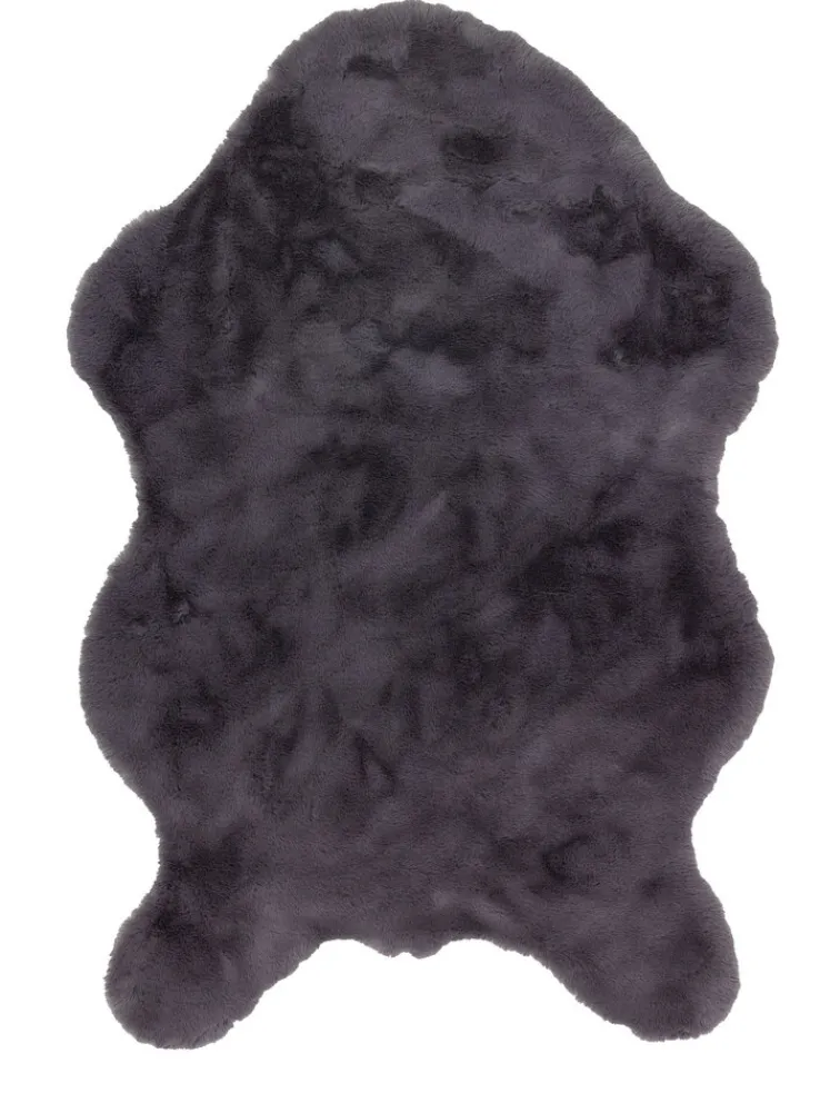 SCHÖNER WOHNEN-Kollektion Fellteppich TENDER 60 x 90 cm anthrazit