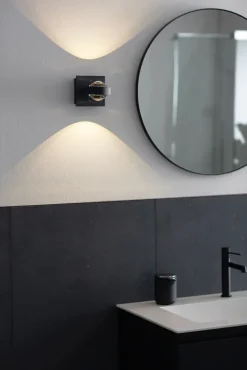 SCHÖNER-WOHNEN-Kollektion SCHÖNER WOHNEN-Kollektion LED Badlampe Wand LENSE schwarz