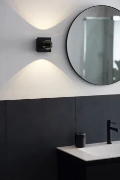 SCHÖNER-WOHNEN-Kollektion SCHÖNER WOHNEN-Kollektion LED Badlampe Wand LENSE schwarz