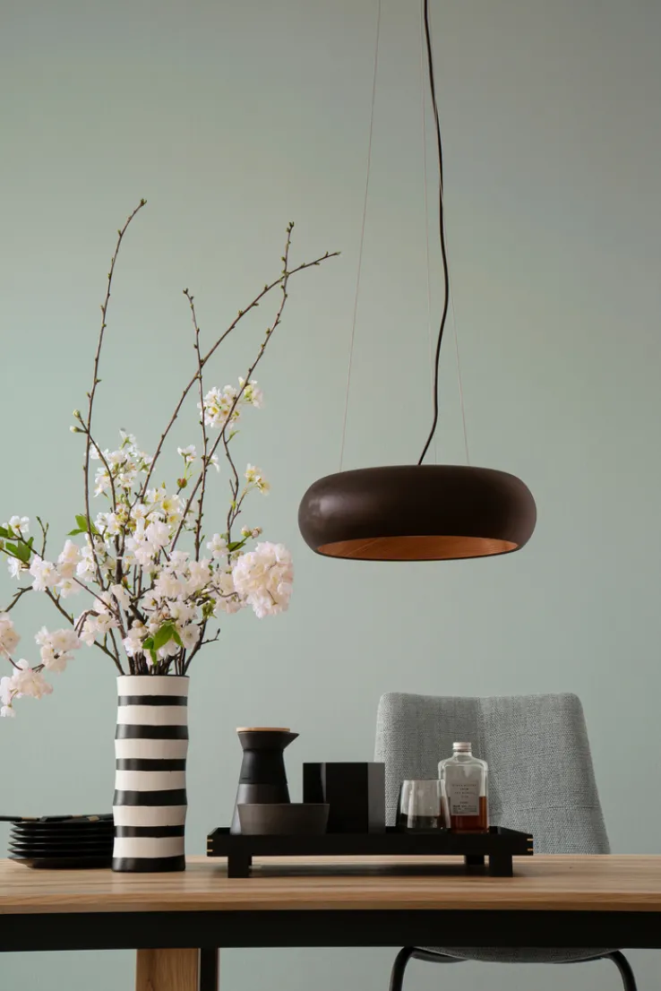 SCHÖNER-WOHNEN-Kollektion SCHÖNER WOHNEN-Kollektion LED Pendelleuchte WOOD 40 cm schwarz