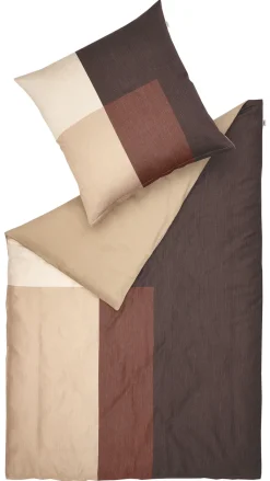 SCHÖNER-WOHNEN-Kollektion SCHÖNER WOHNEN-Kollektion Satin-Bettwäsche HAPPY 135 x 200 cm burgundy