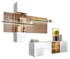 SCHÖNER-WOHNEN-Kollektion SCHÖNER WOHNEN-Kollektion Wohnwand YONNA mit Glasboden