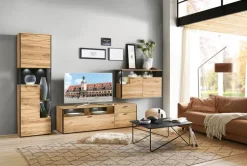 SCHÖNER WOHNEN-Kollektion Wohnwand II ANDRA Eiche rustico geölt