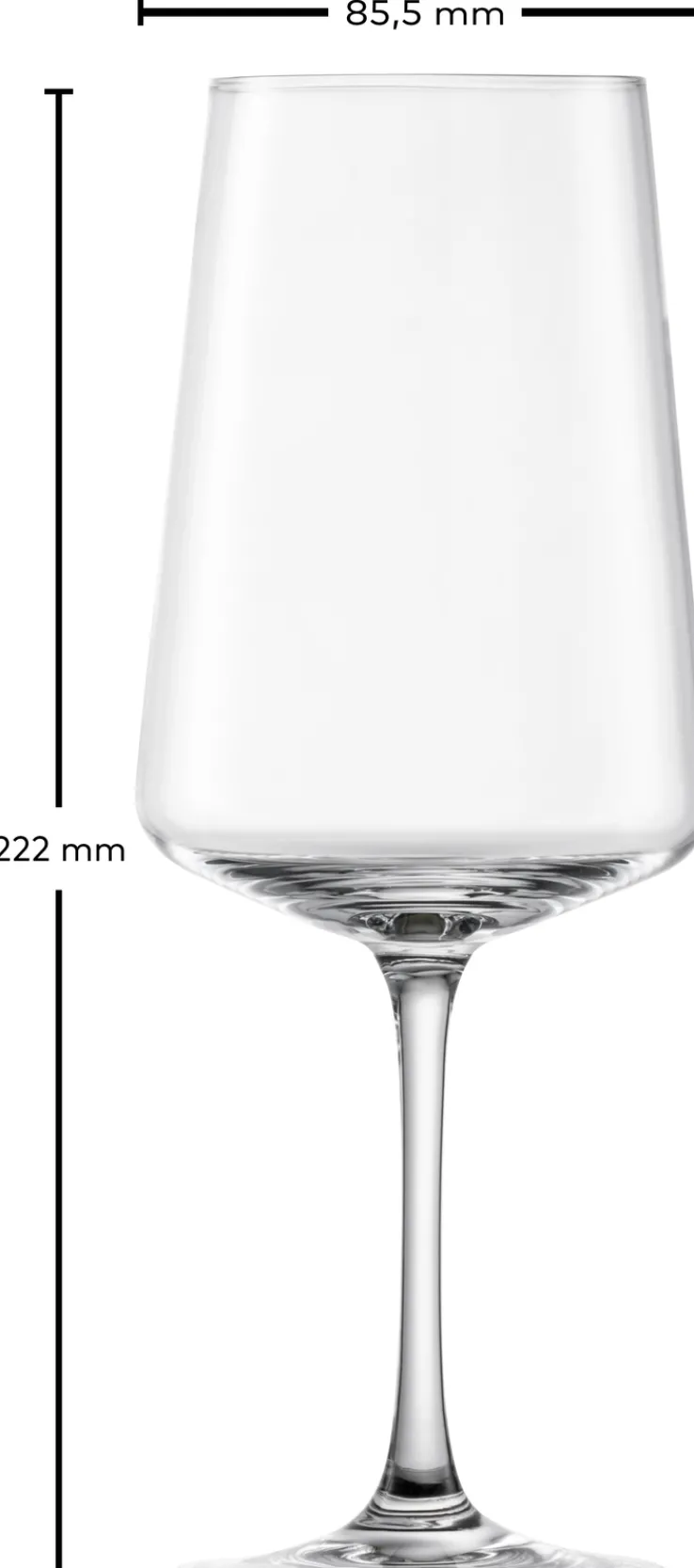 SCHOTT ZWIESEL Rotweinglas MIOVINO 4er Set 500 ml Kristallglas