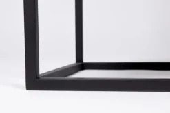 QUARTIER Schrank JOANNA 70 x 145 cm Rattangeflecht/schwarz