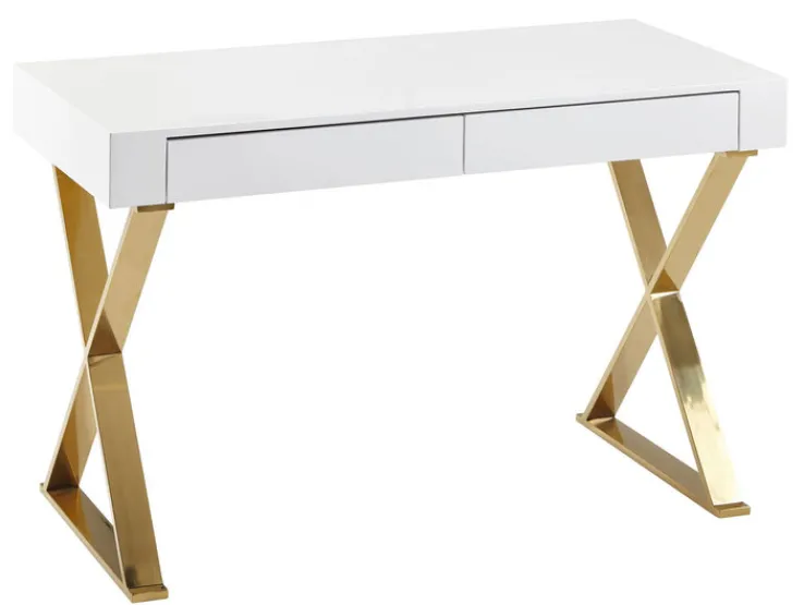 Schreibtisch 118 x 57 cm weiß