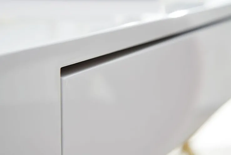 Schreibtisch 118 x 57 cm weiß