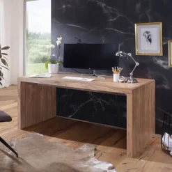 Schreibtisch BOHA 140 x 80 cm Akazie