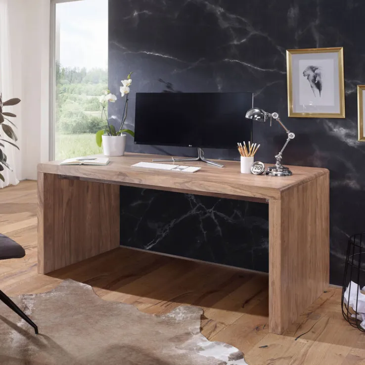 Schreibtisch BOHA 140 x 80 cm Akazie