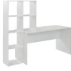 Schreibtisch mit Regal 170 x 144 cm Weiß