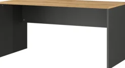 Schreibtisch PODIUM Graphit/ Navarra Eiche