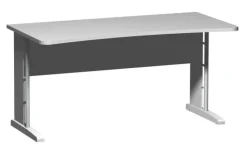 Schreibtisch POINT III 120x78 cm Arctic weiß