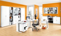 Schreibtisch POINT III 120x78 cm Arctic weiß