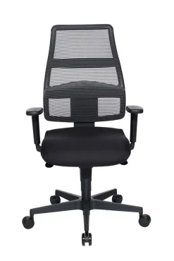 Schreibtischstuhl OTTAWA 48 x 48 cm Stoffbezug schwarz