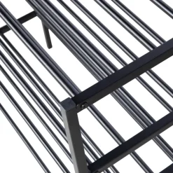 Schuhregal FERRO 85 x 40 cm schwarz