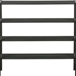 Schuhregal FERRO 85 x 40 cm schwarz