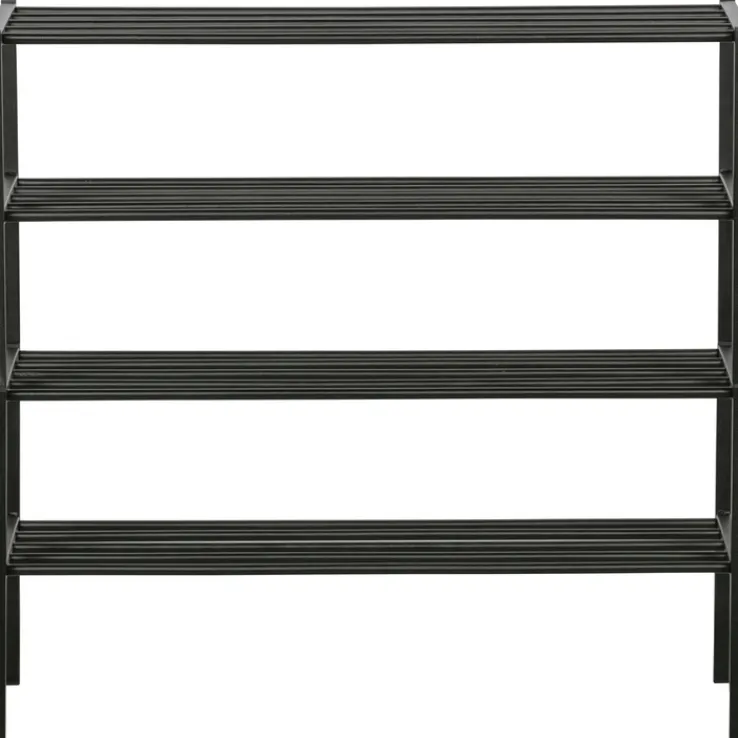 Schuhregal FERRO 85 x 40 cm schwarz