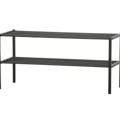 Schuhregal FERRO 85 x 40 cm schwarz