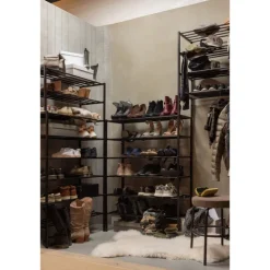 Schuhregal FERRO 85 x 40 cm schwarz