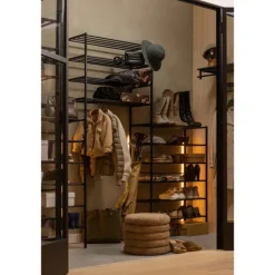 Schuhregal FERRO 85 x 40 cm schwarz