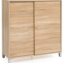 Schuhschrank 100 x 108 cm Sonoma Eiche braun