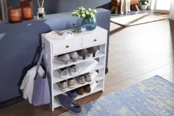 Schuhschrank 60 x 79 cm weiß