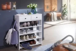 Schuhschrank 60 x 79 cm weiß
