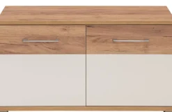 Schuhschrank THEO 96 x 51 cm Weiß/ Navarra Eiche NB