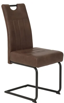 QUARTIER Schwingstuhl BETTY braun/schwarz