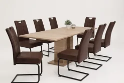 QUARTIER Schwingstuhl BETTY braun/schwarz