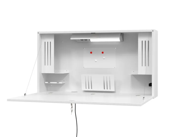 Sekretär 120 cm Weiß