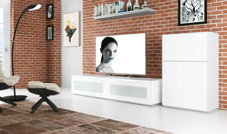 Sekretär MODENA 75 x 114 x 38 cm weiß