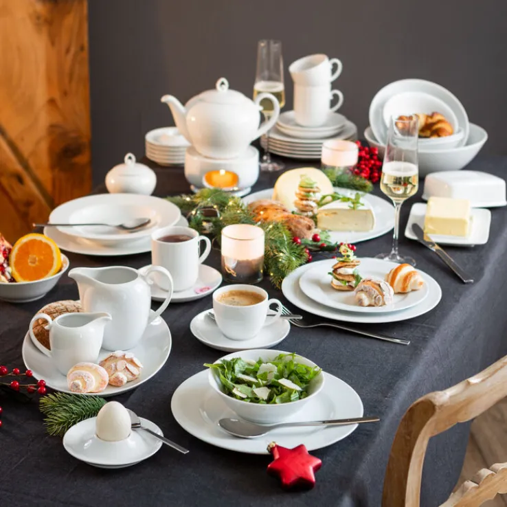 Seltmann Weiden Dessertschale RONDO LIANE 2er Set weiß