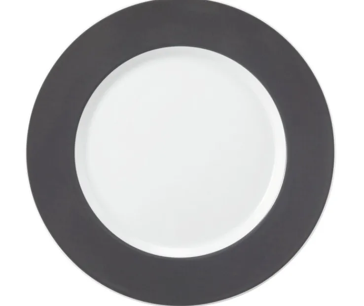 Seltmann Weiden Dessertteller NO LIMITS 6er Set anthrazit/ weiß