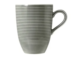 Seltmann Weiden Henkelbecher BEAT COLOR GLAZE 6er Set perlgrau