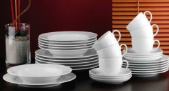 Seltmann Weiden Kombiservice RONDO LIANE 30-teilig weiß