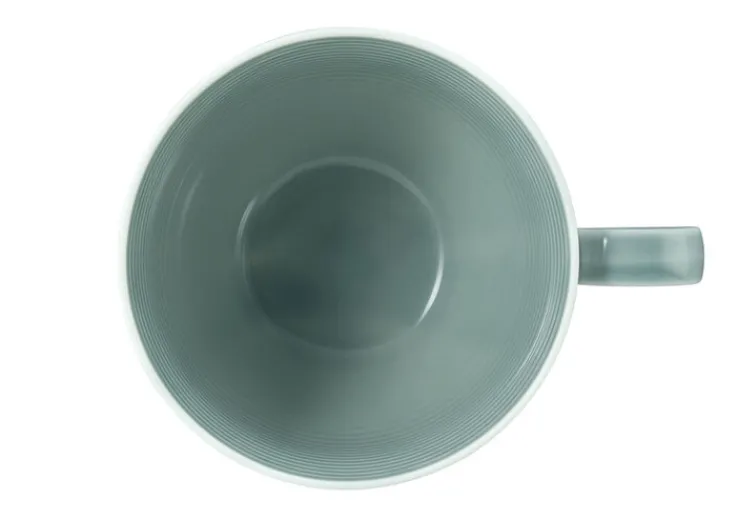 Seltmann Weiden Milchkaffee-Tasse BEAT COLOR GLAZE 6er Set arktisblau