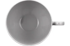 Seltmann Weiden Milchkaffeetasse AMINA 6er Set Porzellan silbergrau