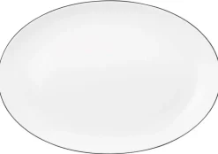 Seltmann Weiden ovale Servierplatte LIDO 35 cm weiß