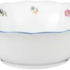 Seltmann Weiden Schale / Schüssel Ø 24 cm SONATE NOSTALGIE Weiß mit Streublumendekor