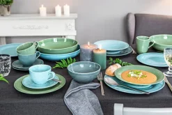 Seltmann Weiden Schale BEAT COLOR GLAZE 6er Set perlgrau