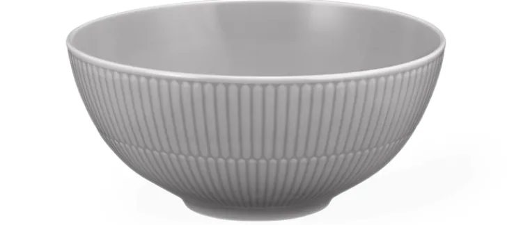 Seltmann Weiden Schüssel AMINA 21,5 cm Porzellan silbergrau