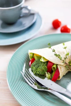 Seltmann Weiden Speiseteller BEAT COLOR GLAZE 6er Set arktisblau