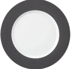 Seltmann Weiden Speiseteller NO LIMITS 6er Set anthrazit/ weiß