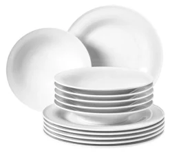 Seltmann Weiden Tafelservice BEAT 12-teilig weiß