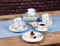 Seltmann Weiden Untertasse SONATE NOSTALGIE weiß/ mehrfarbig